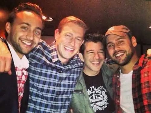 Ryan Graves and Travis Kalanick